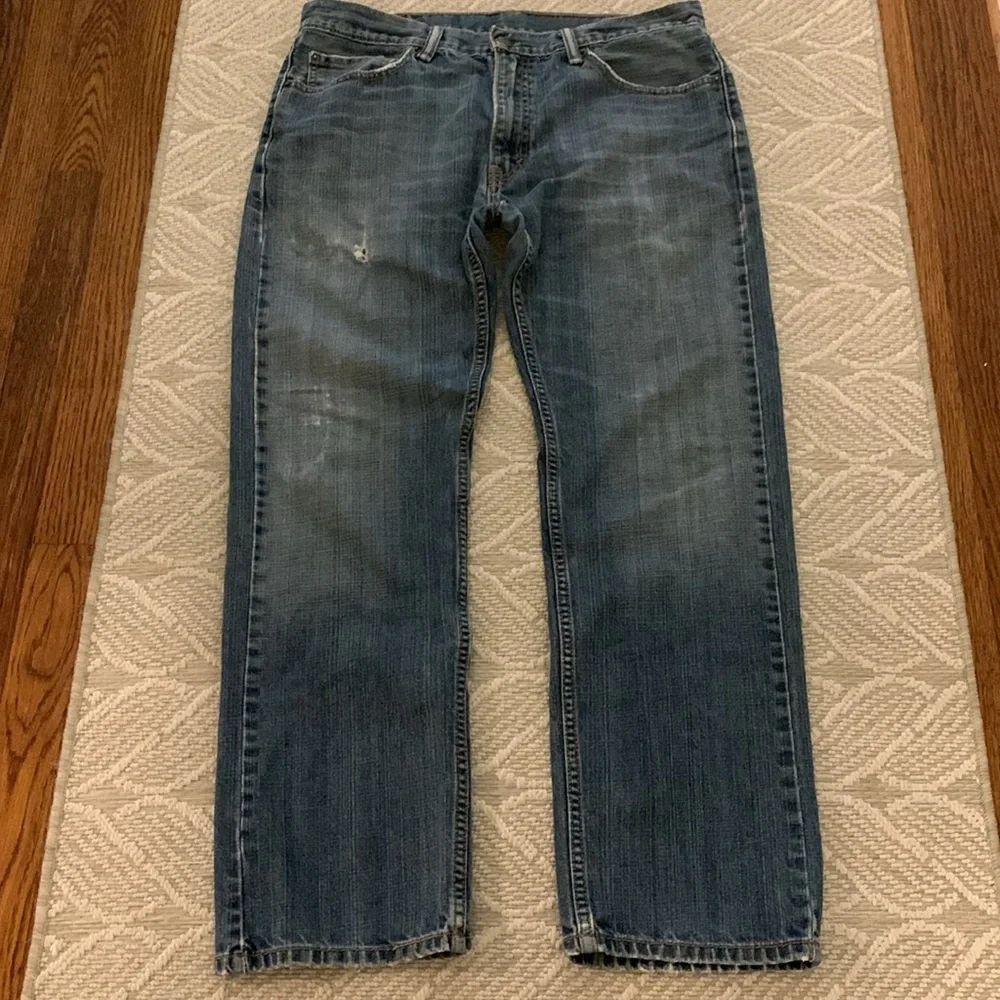 Levi’s 505 Denim Jeans 34 X 30, Red Tag, Button & Zip, See Pics & Description - Picture 3 of 16